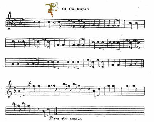 Partitura Cachupín