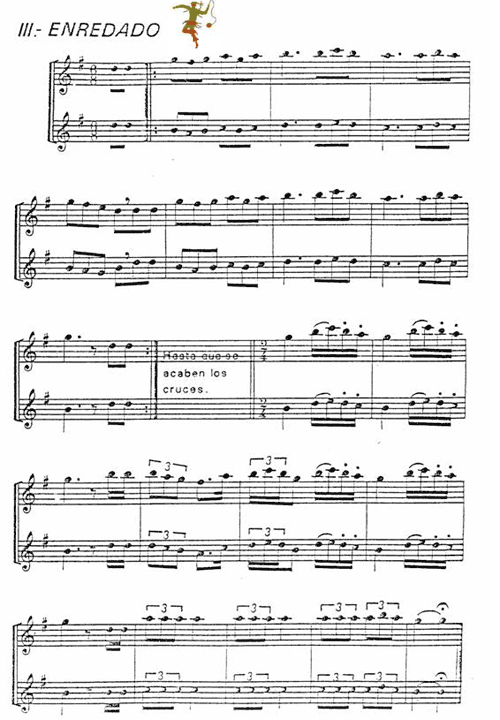 partitura Enredado